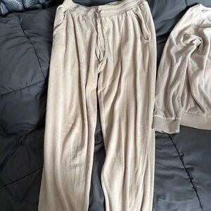 Young Fabulous & Broke Cream Sweatpants